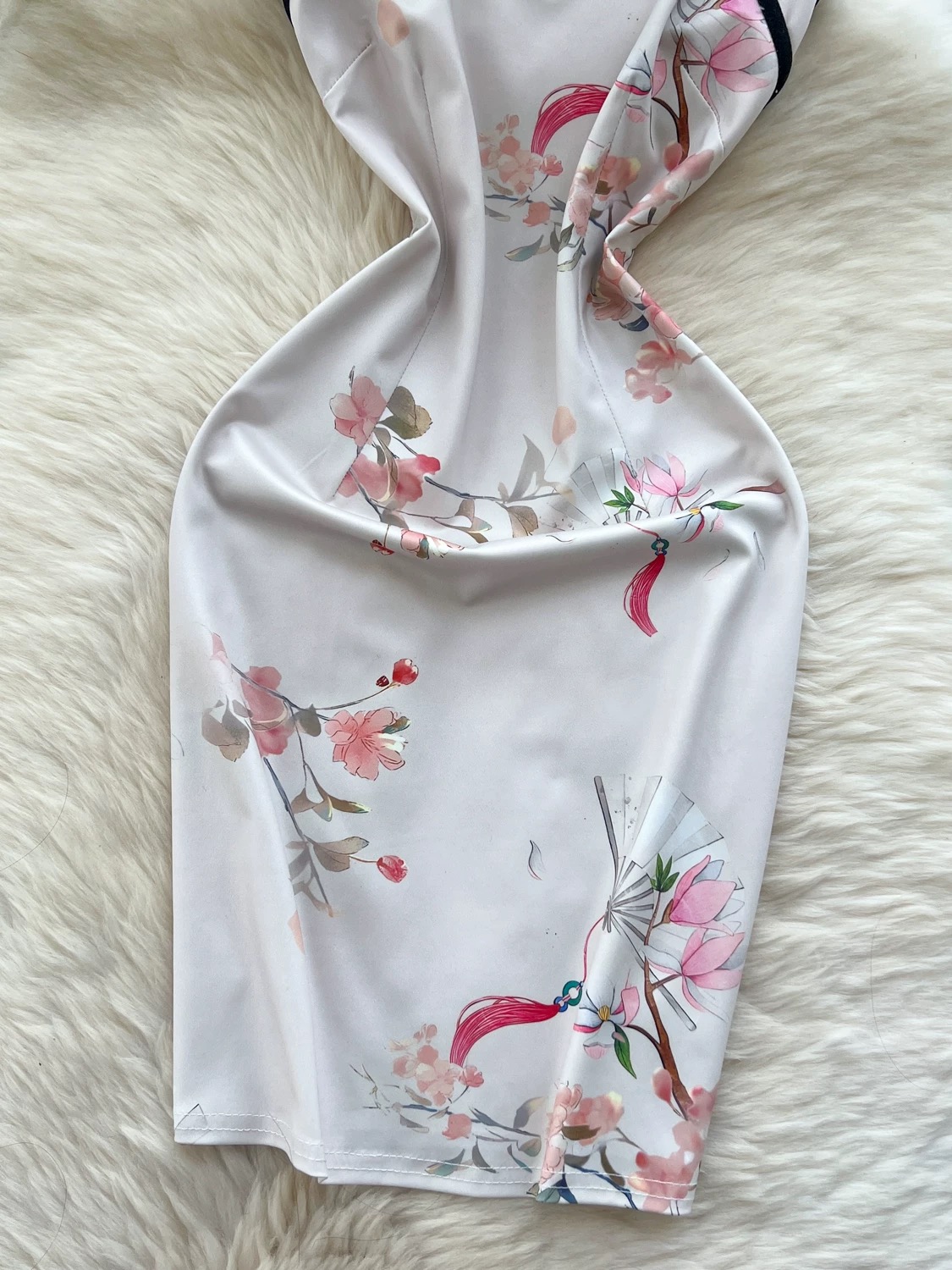 Statuesque body qipao dress Q205 images